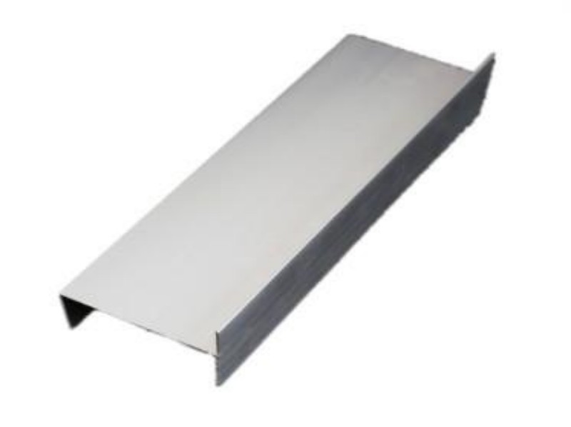 old-style aluminum window frame