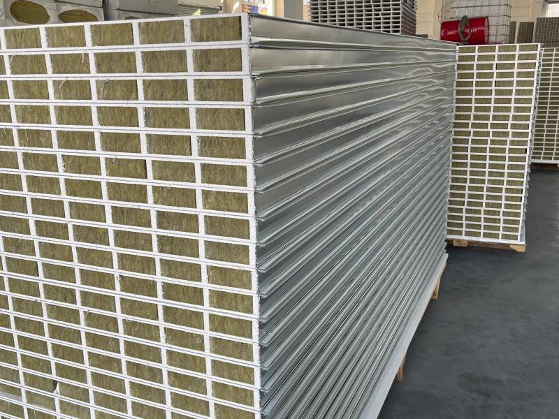 Hollow glass magnesium rock wool purification board