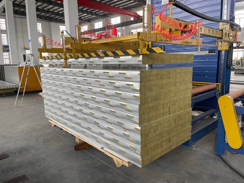 Rock wool drying tunnel board