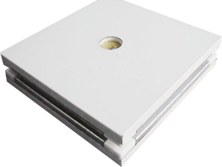 Handmade magnesium-glass wool sandwich panel