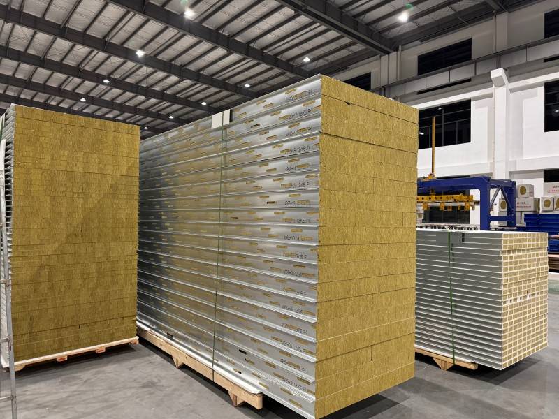 Rock wool drying tunnel board