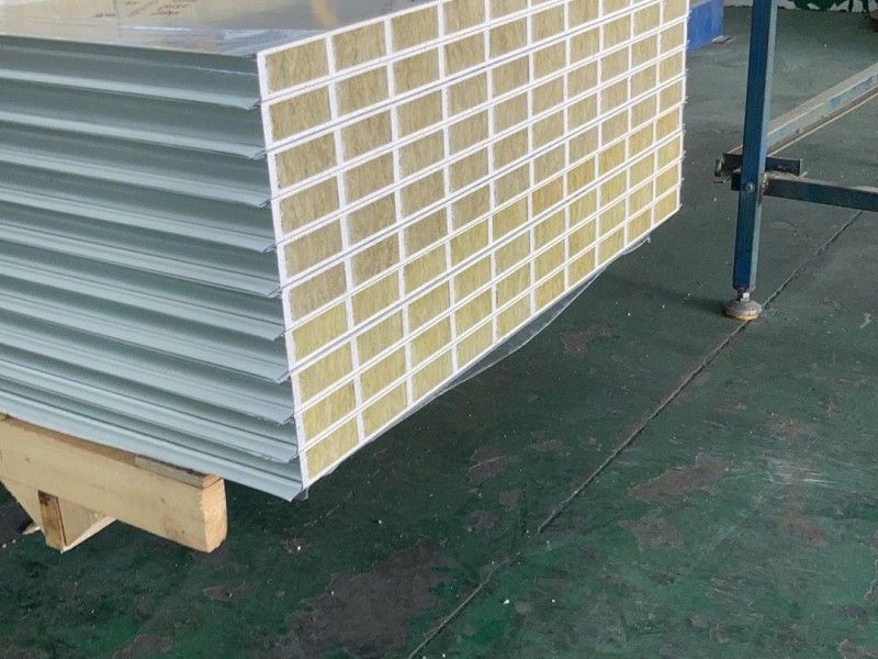 Hollow glass magnesium rock wool purification board