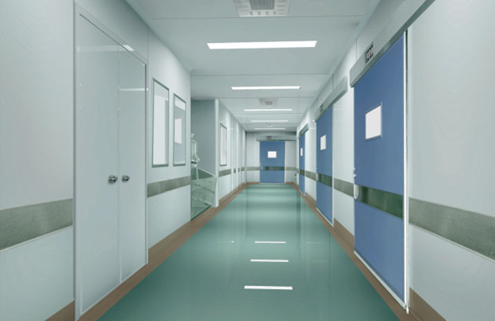 Display of pharmaceutical factory partition and ceiling project